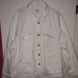 Women's White Denim Jacket